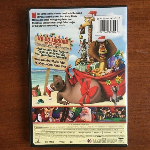 Merry Madagascar (DVD, 2009) - Picture 2 of 3